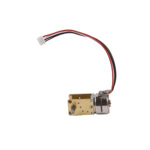 15mm stepper motor with worm gearbox for deceleration, with selectable reduction