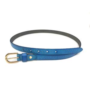 Custom Buckle 1.8cm Cow Leather Belt For Women