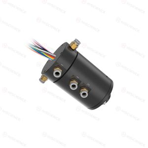 4 Passages Electrical Rotary Unions 12 Circuits 2A Low Maintenance