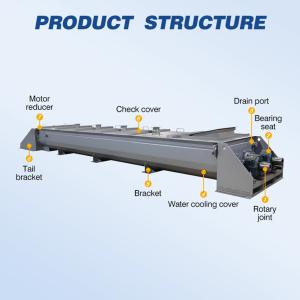 Custom hot High Ice Cooling Screw Auger Conveyor Professional for High