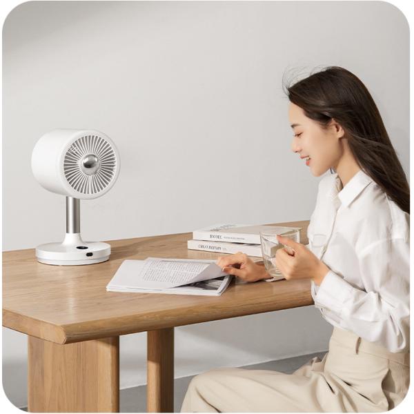 USB Portable Shaking Head Floor Fan for Versatile Air Cooling at Home and Outdoor