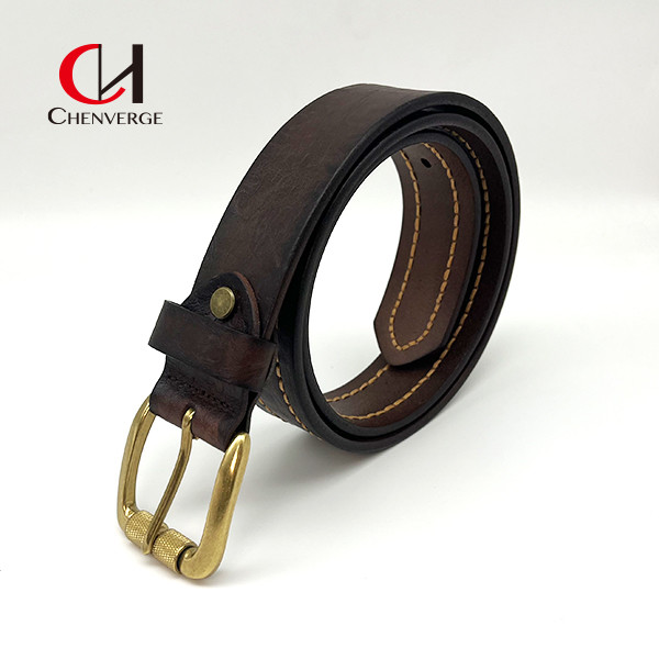 Retro Casual Style Genuine Leather Belt Men And Women Waist Top Layer Of Cowhide