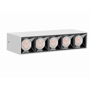 82LM/W IP20 Aluminum PMMA 15W LED Grille Downlight