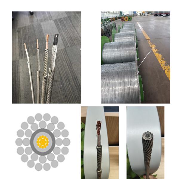 Single-Core Pumping Perforating Cable Logging Cable for Oilfield Exploration