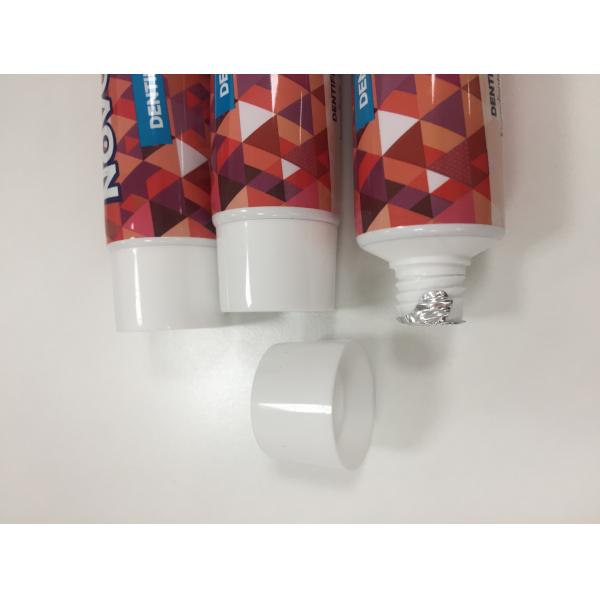 Round Laminated Aluminum Barrier Toothpaste Tube With Fez Cap Φ28 250μ
