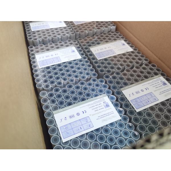 Grey Cap Glucose Tube 2ml-10ml For Medical Blood Collection Vacuum Tube