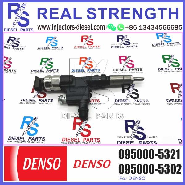 Diesel fuel injection common rail injector 095000-5321 for HINO TRUCK N04C