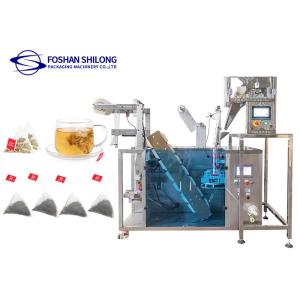 Quality 3.5Kw 220V Inner And Outer Tea Pouch Packing Machine Triangle Sachet for sale