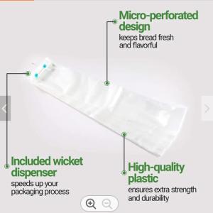 Reusable Food Wicketed Poly Bags Heat Sealing And Eco Friendly