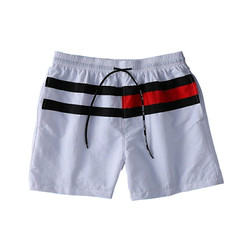 Oem Factory Manufacturer Custom Logo Striped Men Exercise Shorts Quick Dry Youth