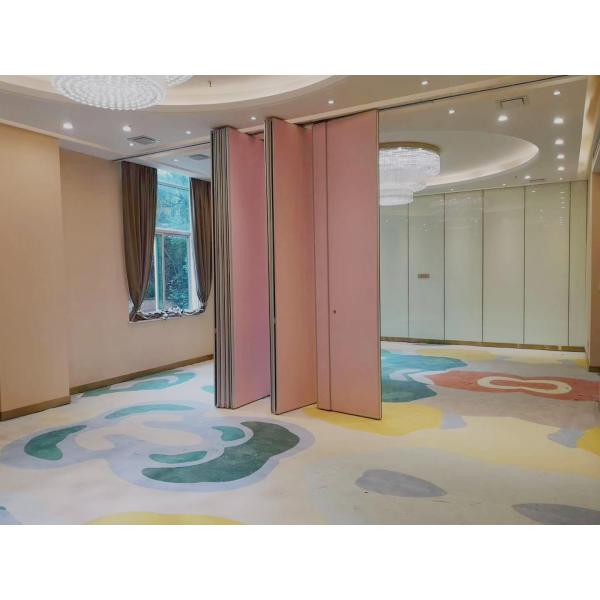 Floor To Ceiling Office Sliding Partition Wall Removable Track And Wheels