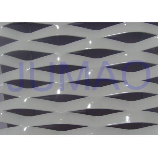 Buy Electric Galvanized Aluminum Expanded Metal , White Metal Sheet With Holes at wholesale prices