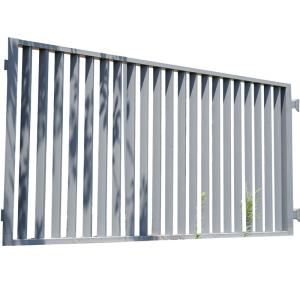 Black Balustrades Handrails Customized Home Garden Fencing