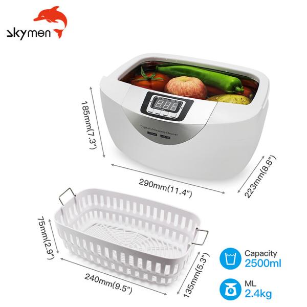 Buy 70W SUS304 Tank 2500ml Household Ultrasonic Cleaner at wholesale prices