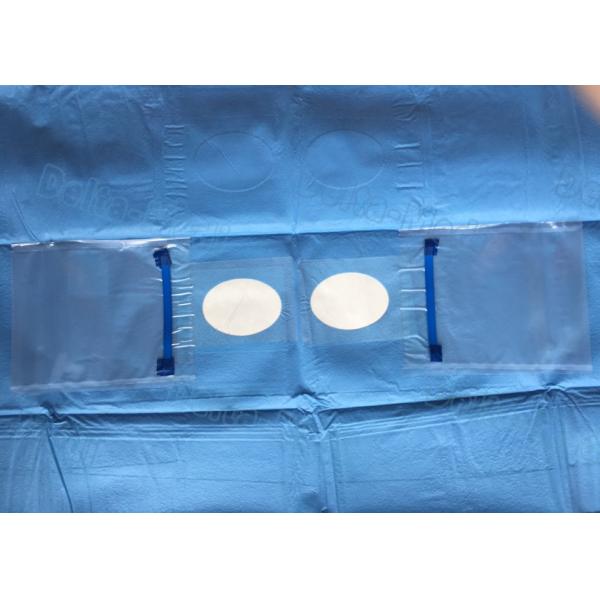 Eye / Ophthalmic Disposable Sterile Surgical Drapes With Incision Film With Liquid Collection Pouch