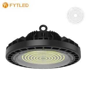 Round 200W 5000K High Bay Pendant Lighting With Battery Backup