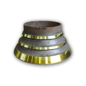 Quality Cone crusher wear parts concave and matle ring manufacturer supplier for sale