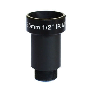 Buy 1/2" 35mm 5Megapixel F2.5 S Mount M12x0.5 mount Non-Distortion IR Board Lens, 35mm lens at wholesale prices