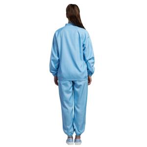 Dust Free ESD Antistatic Cleanroom Clothing Food Processing Uniform
