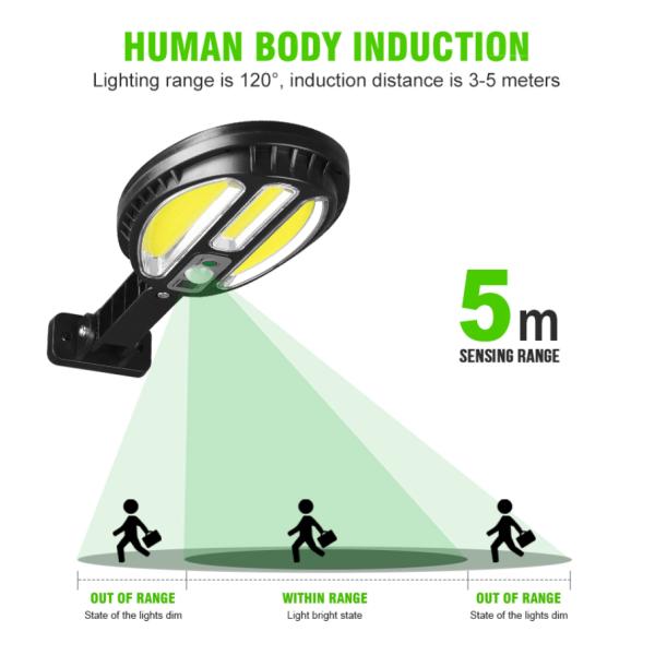 Wireless 20W 450LM Outdoor Pole Solar Street Light 20 Watt 6000-7000K Waterproof