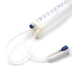 60 Drops /Ml Hospital Disposable IV Fluid Giving Set With 150ml Burette Chamber