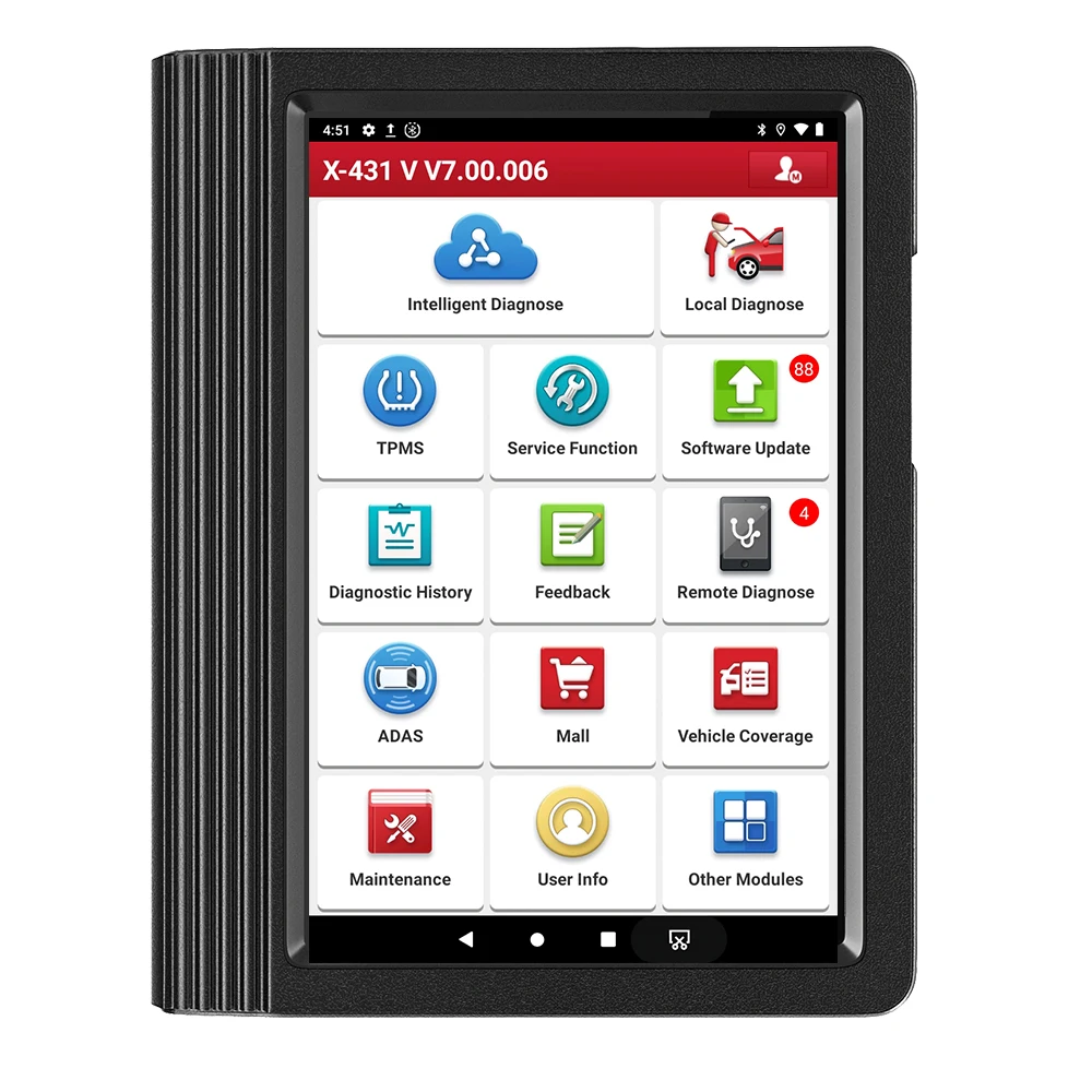 2024 Elite X431 V V4.0 Car Full System Diagnostic Tools Auto OBD OBD2 Scanner ECU Coding 37+ Reset Active Test Free Ship