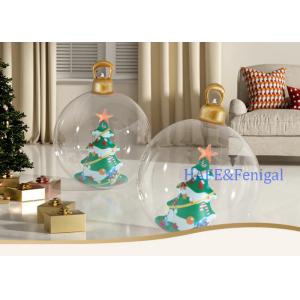 Christmas Inflatable Ball Christmas Tree Decoration Giant Transparent Ball 60cm