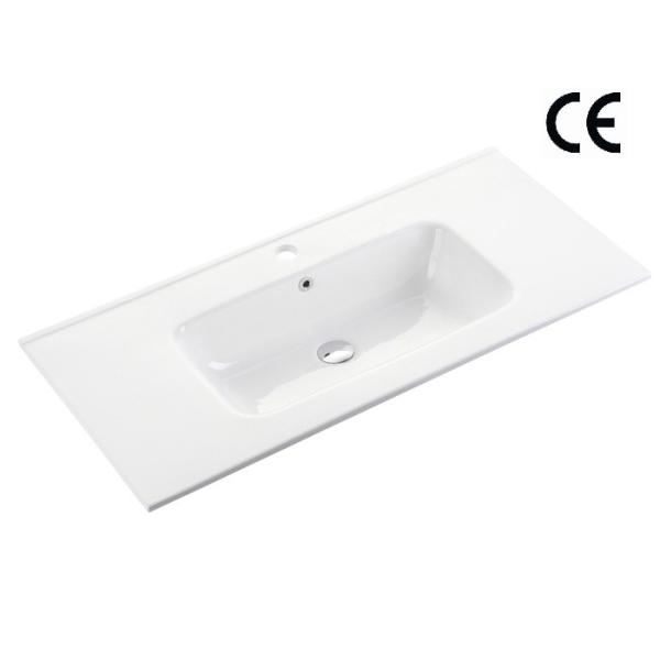 Buy 35 Inch Vanity Top Bathroom Sink Rectangle Vessel Basin 910X460X180mm at wholesale prices