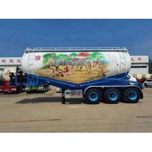12 Tire BPW Carbon Steel Dry Powder Cement Tank Semi Trailer with Air Compressor