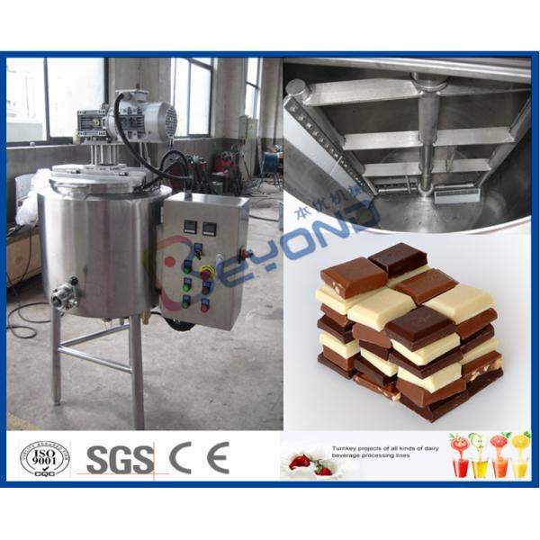 Stainless Steel Chocolate Melting Equipment / Electric Heater Tank 100L - 2000L Volume