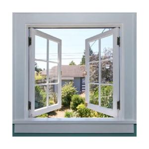 Double Glazed Modern Aluminum Casement Windows Customized Size