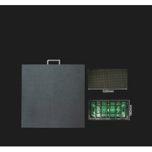 P10 Fixed Transparent Screen Display , Glass Advertising Led Display Screen