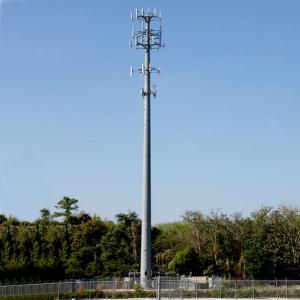 ODM Communication Antenna Steel Tubular Pole 40m PVDF Coating
