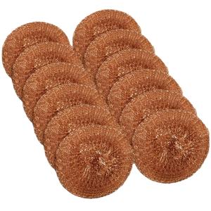 Pure Copper Wire Spiral Scourer Kitchen Cleaning Ball 20g/pc