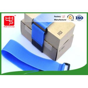 China 2 Inches Width Blue Cinch Straps Grade A Nylon Material on sale