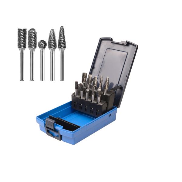 Buy CARBIDE BURRS SETS/KITS END CUT CLYDRICAL DOUBLE CUT ROTARY FILE ROUND TREE GRINDING BURR at wholesale prices