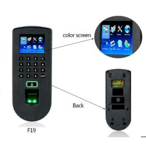 F19 FINGERPRINT READER DOOR ACCESS CONTROL SYSTEM TIME RECORDING MACHINE in