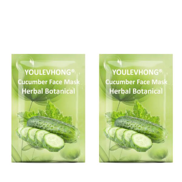 Refreshing Cucumber Sheet Mask Pack Hydrating Paraben Free for All Skin Types 10