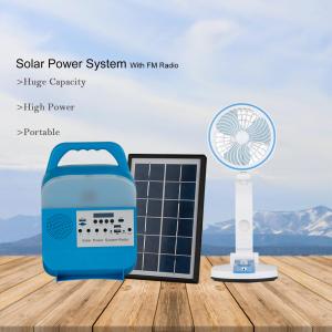 Lithium Battery Solar MP3 Mini Home Lighting System With Radio