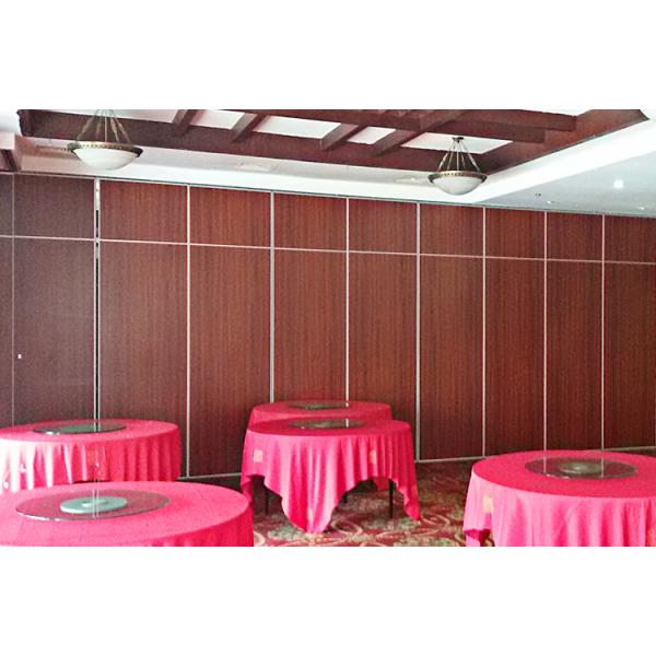 Accordion Acoustic Sliding Folding Room Partition Wall For School / Office