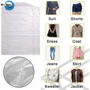 Clear LDPE Garment Dust Cover Bag for Dress