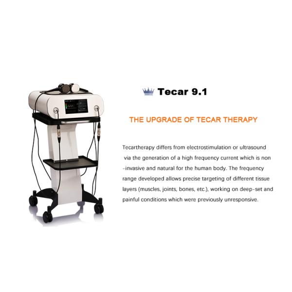 Pain Relief Human Tecar Therapy Machine Monopolar RF Physiotherapy Equipment