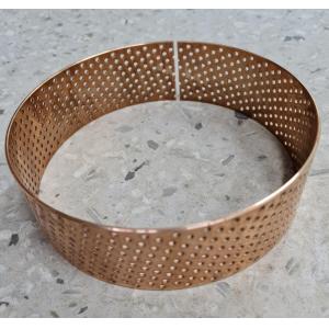 High Load WB902 Wrapped Bronze Bushing CuSn8 Material With Lip