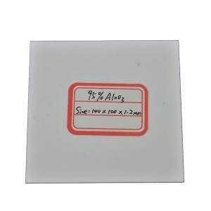 99% Alumina Ceramic Plate High Temperature Resistance 3000MPa Compressive