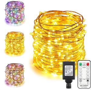 Quality Copper Wire 500 LEDs Dimmable Fairy Lights 165FT Plug In Silvery For Indoor Christmas for sale
