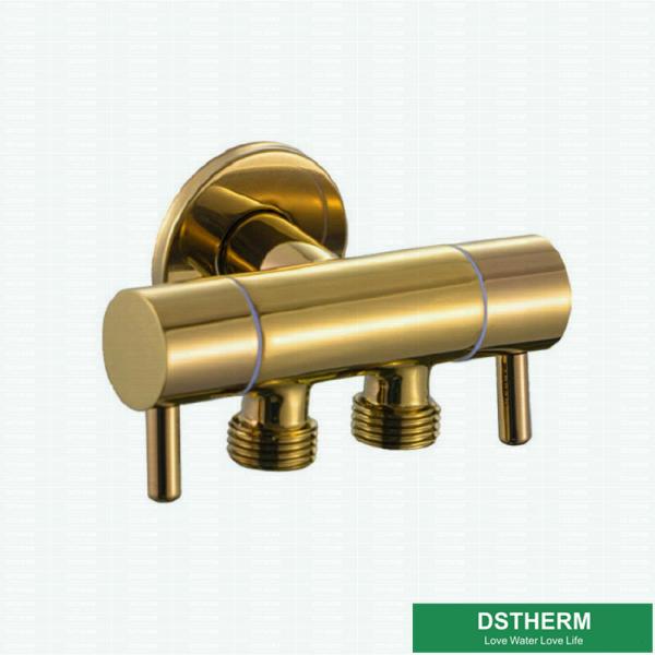 Buy PN25 G1/2" Thread Wall Mounted Brass Angle Valve at wholesale prices