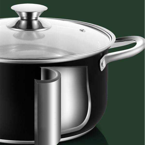 Restaurants 5pcs Stainless Steel Straight Pot Quality Kitchenware and Cookware Set