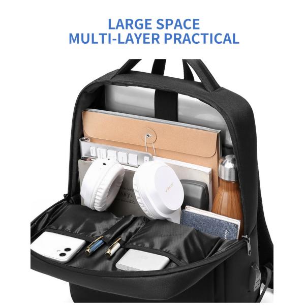 Factory hot sell travel custom logo waterproof backpack business man bag laptop backpacks