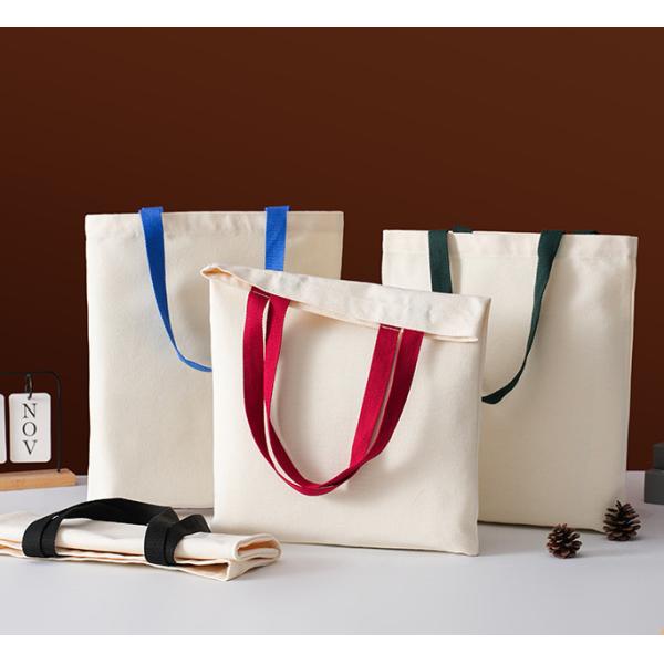 Buy Eco-friendly Accept custom size Organic cotton shopping bags have GOTS Certificate at wholesale prices