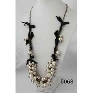 Fashion jewelry antique bronze necklace with eco-friendly material for women